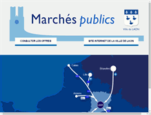 Tablet Screenshot of marches.ville-laon.fr